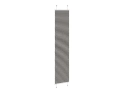 Estor plisado antracita 50x200 cm ancho tela 49,4 cm