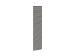 Estor plisado antracita 45x200 cm ancho tela 44,4 cm