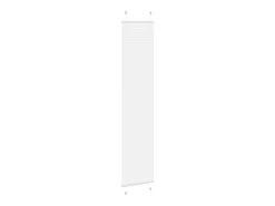 Estor plisado blanco 45x200 cm ancho tela 44,4 cm poliéster