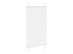 Estor plisado blanco 80x100 cm ancho tela 79,4 cm poliéster