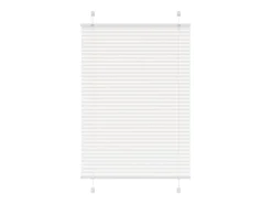Estor plisado blanco 90x100 cm ancho tela 89,4 cm poliéster