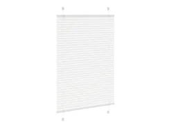 Estor plisado blanco 90x150 cm ancho tela 89,4 cm poliéster