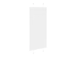 Estor plisado blanco 55x100 cm ancho tela 54,4 cm poliéster