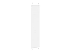 Estor plisado blanco 40x200 cm ancho tela 39,4 cm poliéster