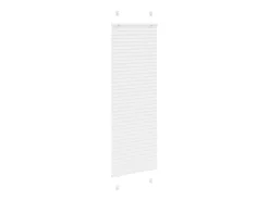 Estor plisado blanco 50x100 cm ancho tela 49,4 cm poliéster