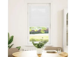 Estor plisado blanco 65x100 cm ancho tela 64,4 cm poliéster