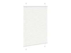 Estor plisado blanco 85x150 cm ancho tela 84,4 cm poliéster