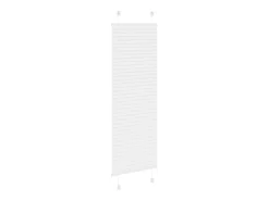 Estor plisado blanco 45x150 cm ancho tela 44,4 cm poliéster