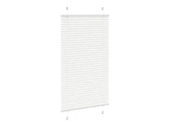 Estor plisado blanco 80x150 cm ancho tela 79,4 cm poliéster