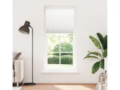 Estor plisado blanco 90x200 cm ancho tela 89,4 cm poliéster
