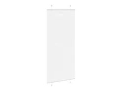 Estor plisado blanco 90x200 cm ancho tela 89,4 cm poliéster