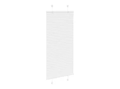 Estor plisado blanco 55x150 cm ancho tela 54,4 cm poliéster