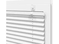 Estor plisado blanco 120x150cm ancho tela 119,4cm poliéster