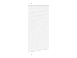 Estor plisado blanco 105x200cm ancho tela 104,4cm poliéster