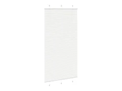 Estor plisado blanco 105x200cm ancho tela 104,4cm poliéster