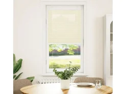 Estor plisado crema 65x100 cm ancho tela 64,4 cm poliéster