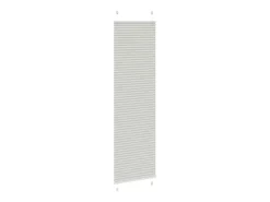 Estor plisado gris claro 65x200 cm ancho tela 64,4 cm