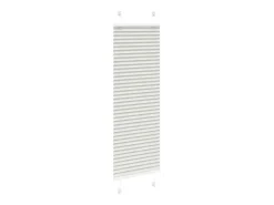 Estor plisado gris claro 50x150 cm ancho tela 49,4 cm