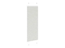Estor plisado gris claro 50x150 cm ancho tela 49,4 cm