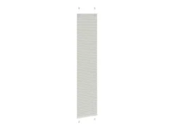 Estor plisado gris claro 50x200 cm ancho tela 49,4 cm