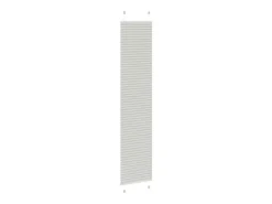 Estor plisado gris claro 50x200 cm ancho tela 49,4 cm