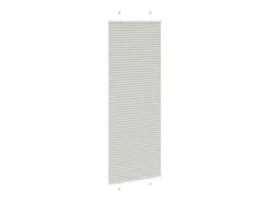 Estor plisado gris claro 75x200 cm ancho tela 74,4 cm