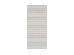 Estor plisado gris claro 85x200 cm ancho tela 84,4 cm