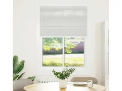 Estor plisado gris claro 85x150 cm ancho tela 84,4 cm