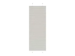 Estor plisado gris claro 80x200 cm ancho tela 79,4 cm