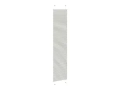 Estor plisado gris claro 40x200 cm ancho tela 39,4 cm