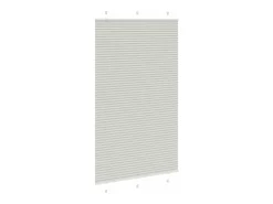 Estor plisado gris claro 115x200cm ancho tela 114,4cm