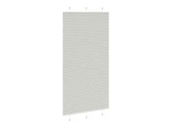 Estor plisado gris claro 105x200cm ancho tela 104,4cm
