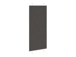 Estor plisado negro 95x200 cm ancho tela 94,4 cm poliéster