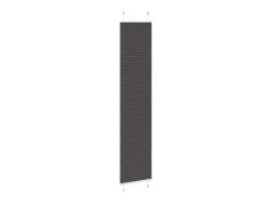 Estor plisado negro 40x200 cm ancho tela 39,4 cm poliéster
