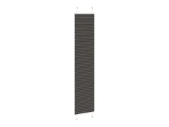 Estor plisado negro 40x200 cm ancho tela 39,4 cm poliéster