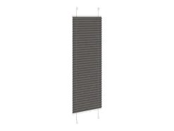 Estor plisado negro 40x150 cm ancho tela 39,4 cm poliéster
