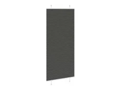 Estor plisado negro 85x200 cm ancho tela 84,4 cm poliéster