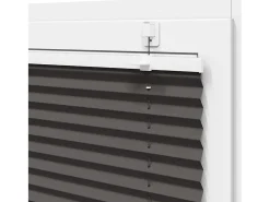Estor plisado negro 40x100 cm ancho tela 39,4 cm poliéster