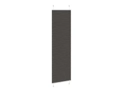 Estor plisado negro 60x200 cm ancho tela 59,4 cm poliéster
