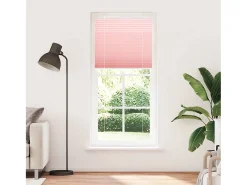 Estor plisado rosa 85x200 cm ancho tela 84,4 cm poliéster