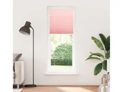 Estor plisado rosa 70x200 cm ancho tela 69,4 cm poliéster