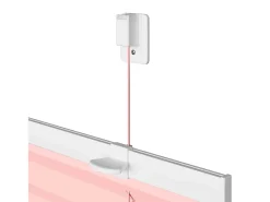 Estor plisado rosa 55x200 cm ancho tela 54,4 cm poliéster