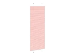 Estor plisado rosa 80x200 cm ancho tela 79,4 cm poliéster