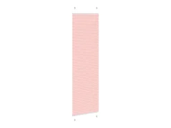 Estor plisado rosa 60x200 cm ancho tela 59,4 cm poliéster