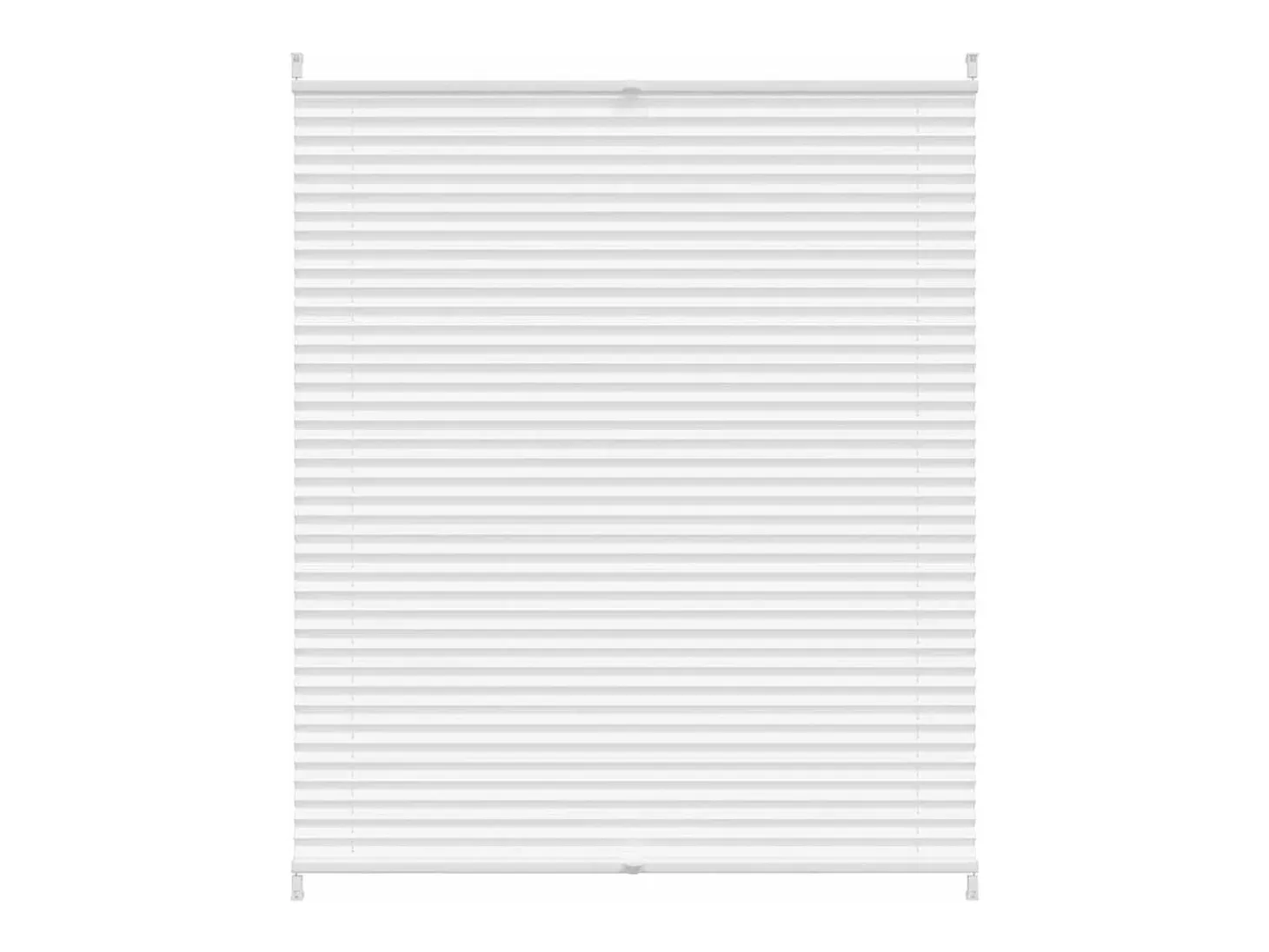 Estor plisado 110x125 cm Blanco