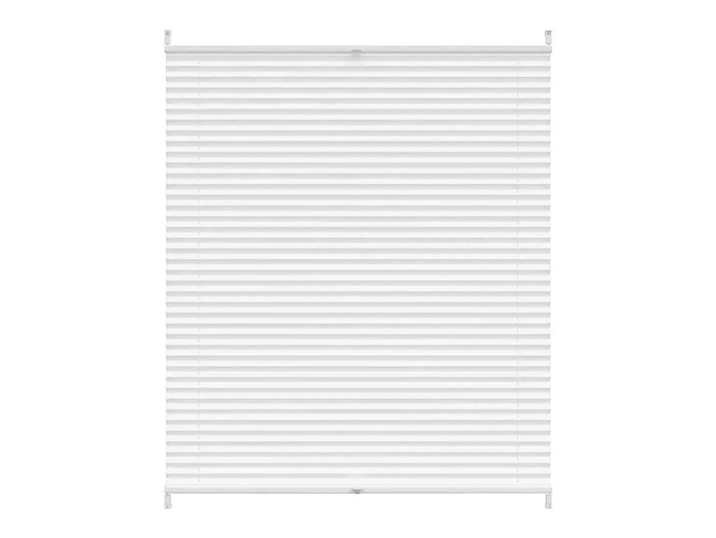 Estor plisado 110x150 cm Blanco