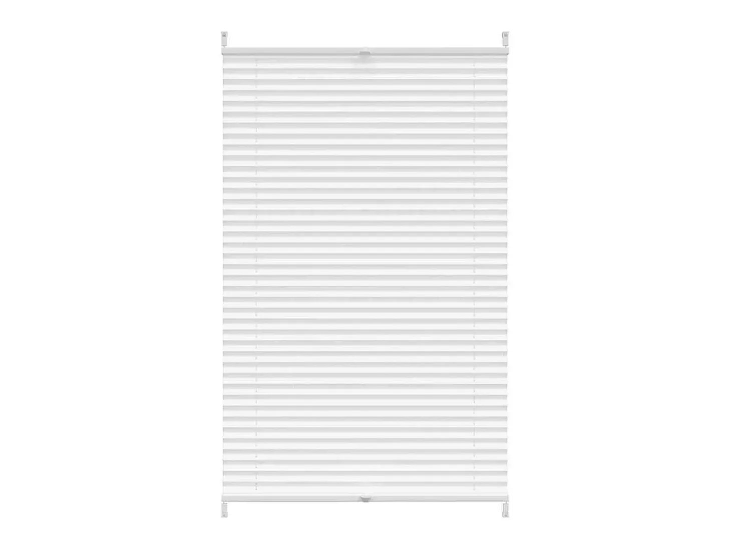 Estor plisado 90x125 cm Blanco