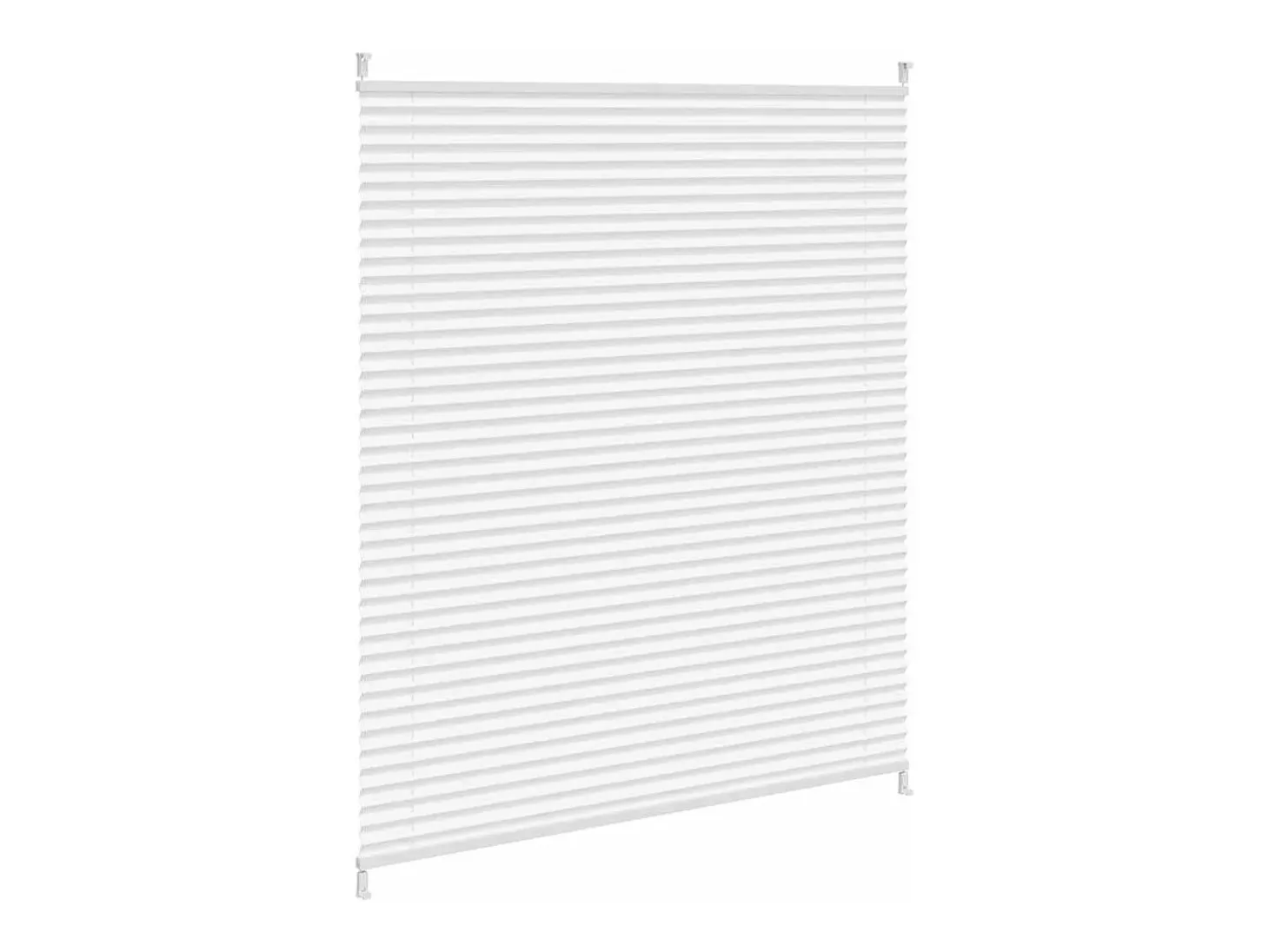 Estor plisado 100x150 cm Blanco
