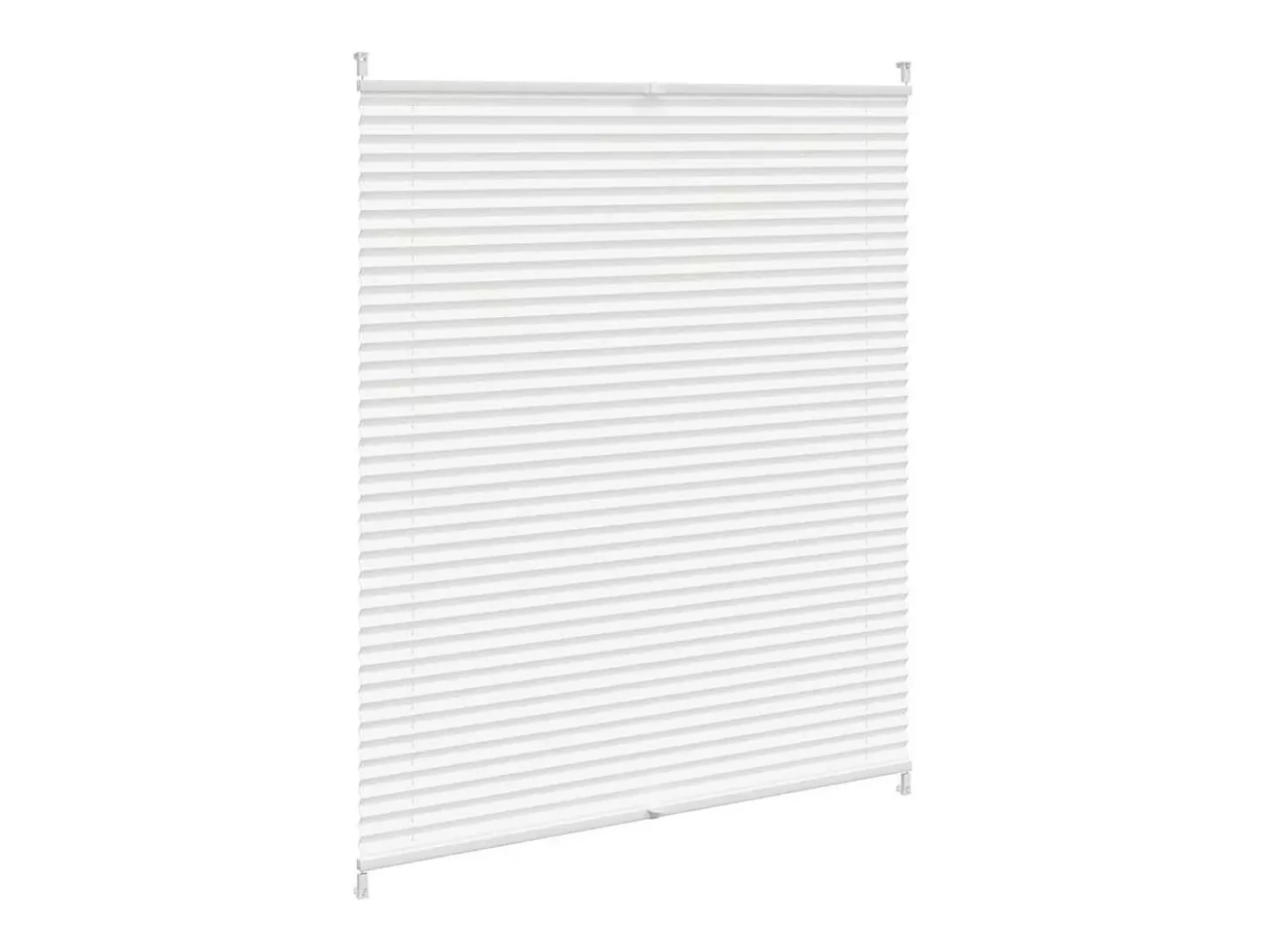 Estor plisado 100x125 cm Blanco