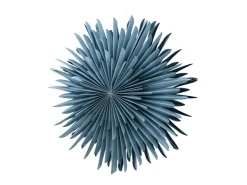 Estrella de Navidad Sälen con colgante de papel ligero Ø60cm color azul.